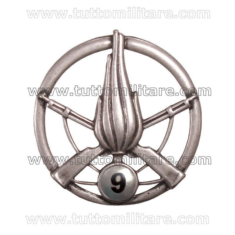 Fregio Basco 9 Reggimento Fanteria Bari Trani