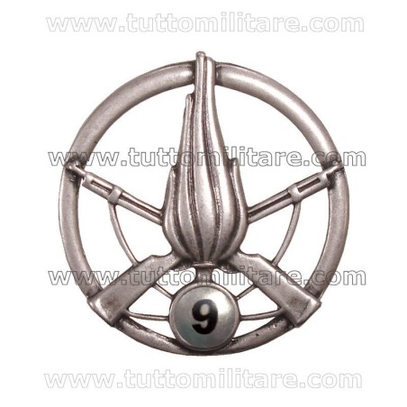 Fregio Basco 9 Reggimento Fanteria Bari Trani