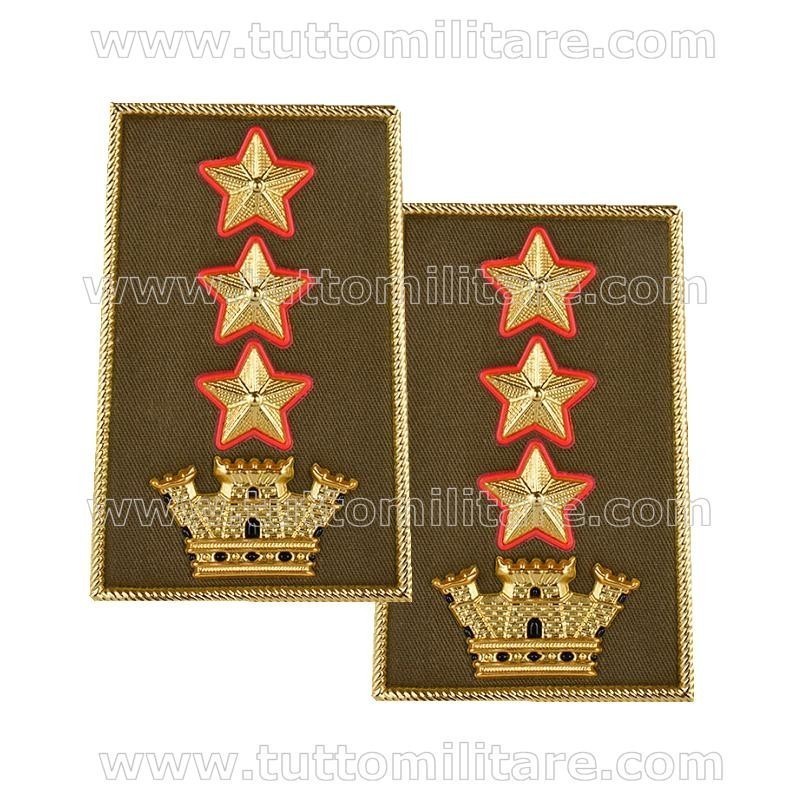 Tubolari Plastica Colonnello Comandante Esercito