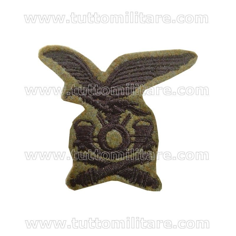 Fregio Truppa Norvegese Artiglieria Alpina Filo Nero 