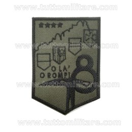 Scudetto Ricamato 8° Reggimento Alpini