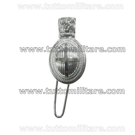 Nappina in Argento da Generale per Cappello Alpino