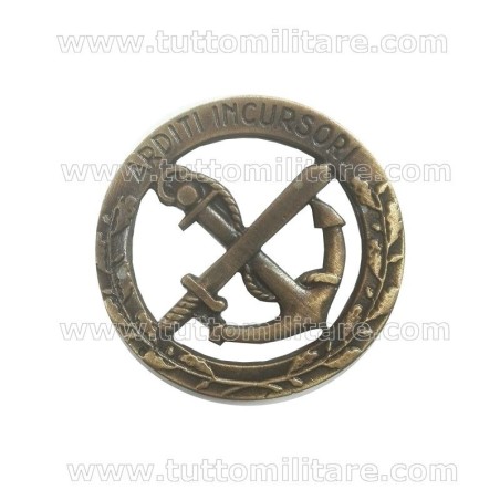 Fregio Basco Brunito Arditi Incursori Marina