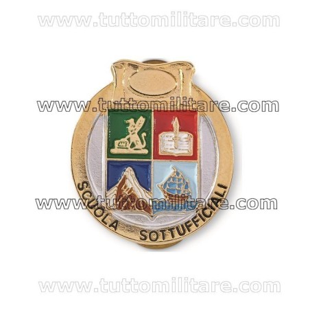 Distintivo Scuola Sottufficiali Dorato GdF