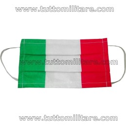 Mascherina Bandiera Italiana Tessuto TNT