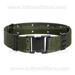 Cinturone Nylon Verde con Fibbia 3 Punte