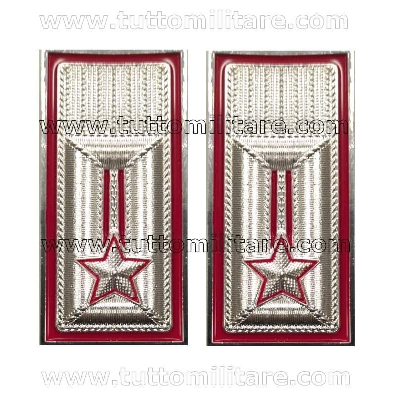 Alamari Metallo Luogotenente Carabinieri