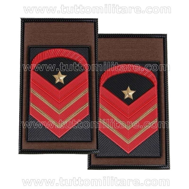 Tubolari Kaki Caporal Maggiore Capo Scelto Qualifica Speciale Esercito