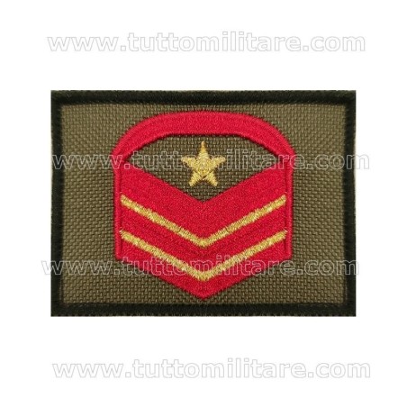 Grado Velcro Caporal Maggiore Capo Scelto Qualifica Speciale Esercito