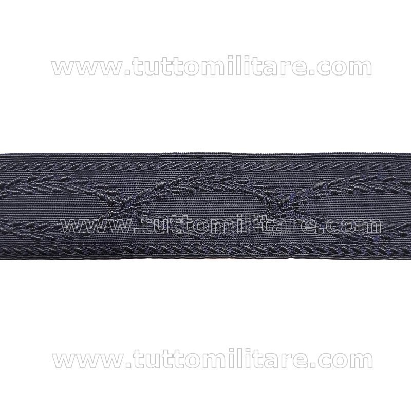 Fascia Damascata Blu Polizia