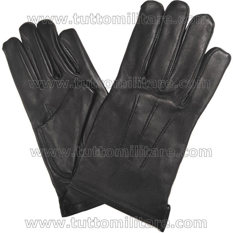 Guanti Foderati Pelle Nera