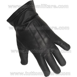 Guanti Foderati Pelle Nera