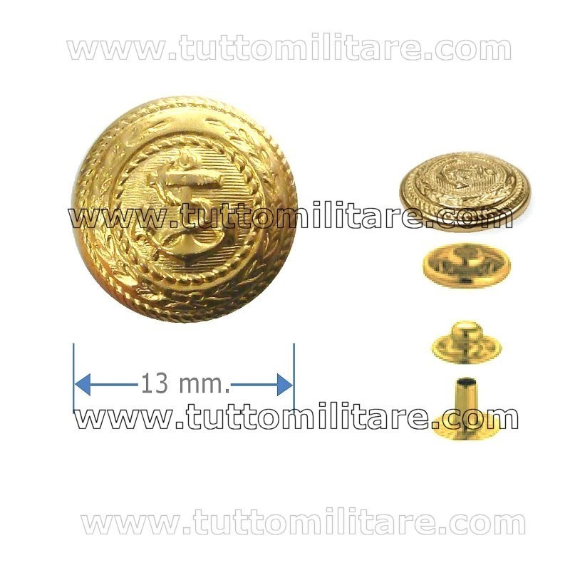 Bottoni Ammiraglio Marina per Spalline