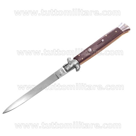 Coltello a Scatto Manico Palissandro Stiletto Italiano