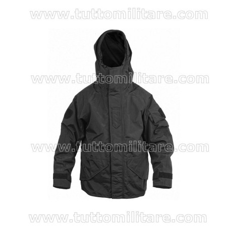 Giaccone Parka ECWS Nero Impermeabile