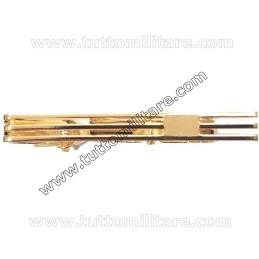 Fermacravatte Metallo Dorato