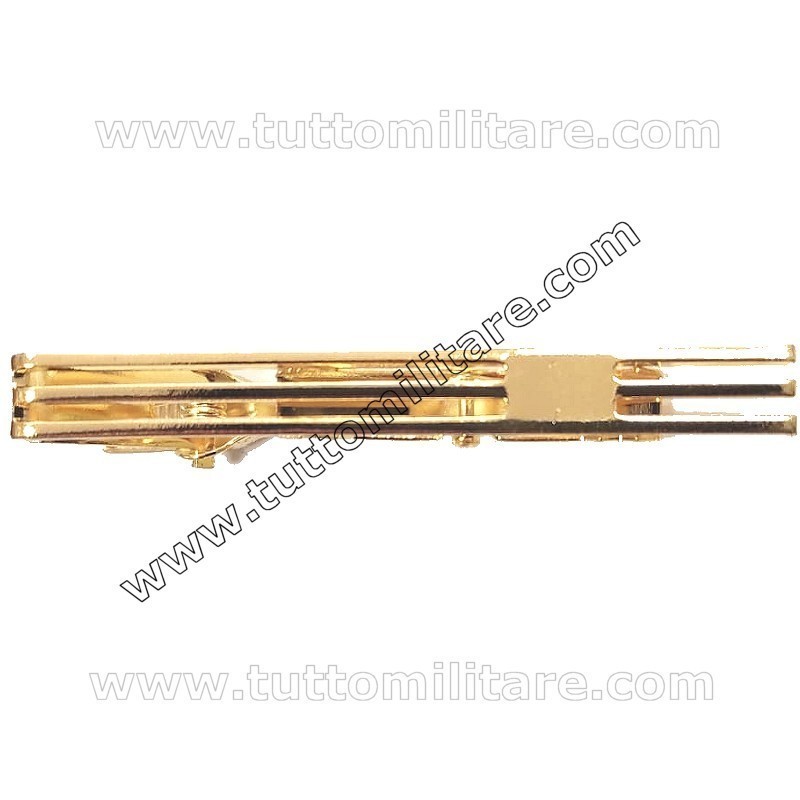 Fermacravatte Metallo Dorato