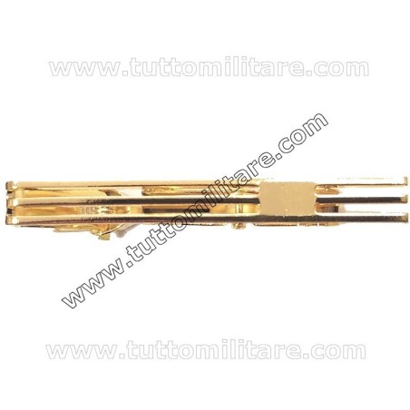 Fermacravatte Metallo Dorato