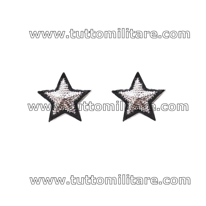 Stelle Metallo per Alamari Ufficiale Carabinieri