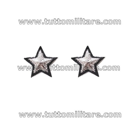 Stelle Metallo per Alamari Ufficiale Carabinieri