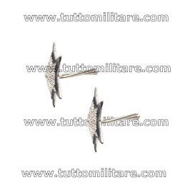 Stelle Metallo per Alamari Ufficiale Carabinieri