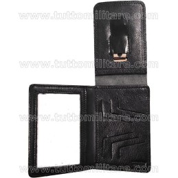 Portafogli con Placca Polizia Locale a Clip