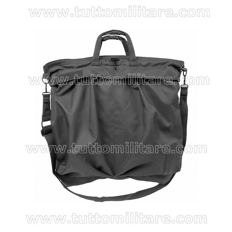 Borsa Porta Casco Nera con Tracolla