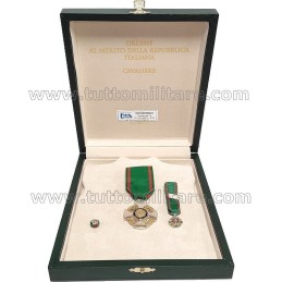 Set Cavaliere OMRI Ordine Merito Repubblica Italiana