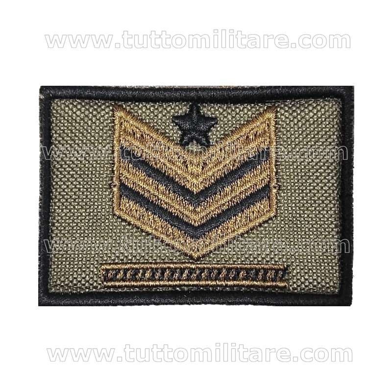 Grado Velcro Sergente Maggiore Capo Qualifica Speciale Esercito