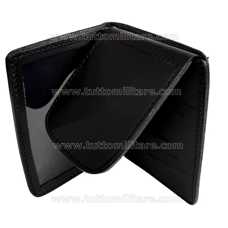 Portafogli con Porta Placca Neutro senza Loghi Placche