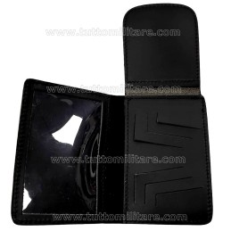 Portafogli con Porta Placca Neutro senza Loghi Placche