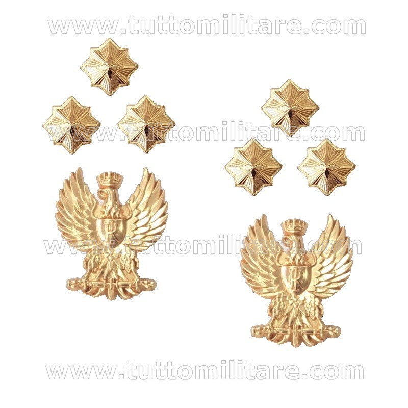 Gradi Metallo Commissario Polizia di Stato