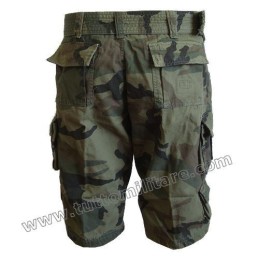 Pantaloni Cargo Short Woodland Camo