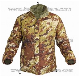 Piumino Giubbino Lite Reversibile Vegetato Verde Oliva