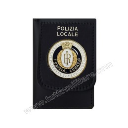 Portafogli con Placca Polizia Locale