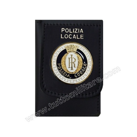 Portafogli con Placca Polizia Locale
