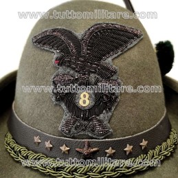Cappello Alpino Storico 8 Reggimento Alpini
