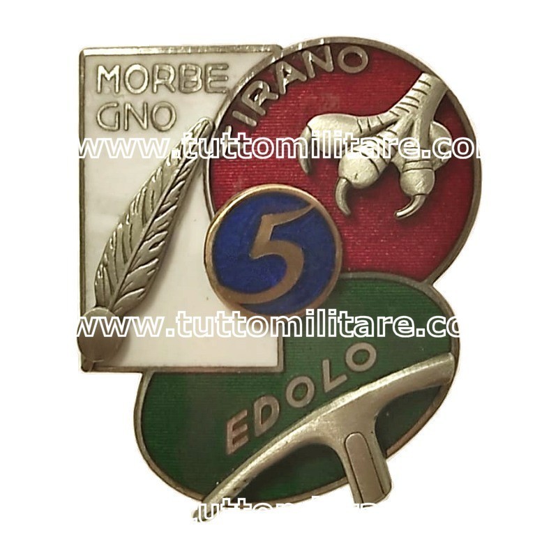 Distintivo 5° Alpini Morbegno Edolo Tirano