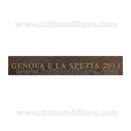 Fascetta Metallo GENOVA LA SPEZIA 2014