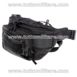 Marsupio Cordura Balistica Nera con Supporto Arma