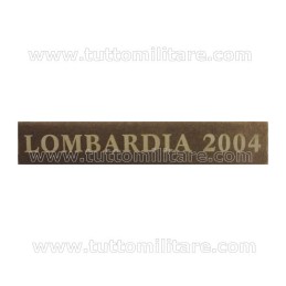 Fascetta Metallo LOMBARDIA 2004