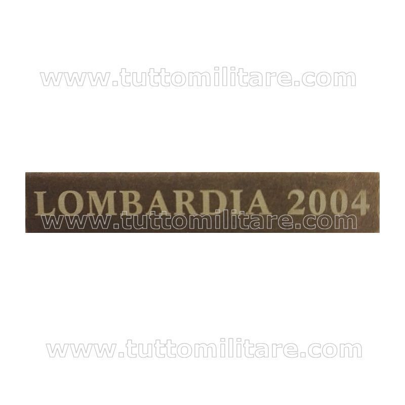 Fascetta Metallo LOMBARDIA 2004