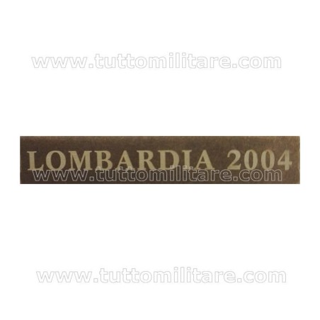 Fascetta Metallo LOMBARDIA 2004