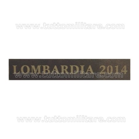 Fascetta Metallo LOMBARDIA 2014