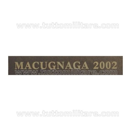 Fascetta Metallo Macugnaga 2002