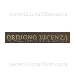 Fascetta Metallo ORDIGNO VICENZA