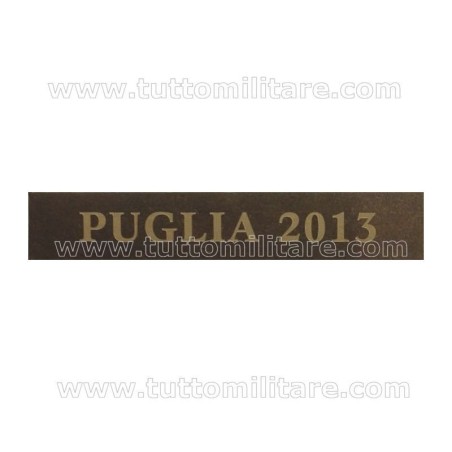 Fascetta Metallo PUGLIA 2013