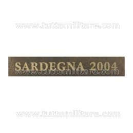 Fascetta Metallo SARDEGNA 2004