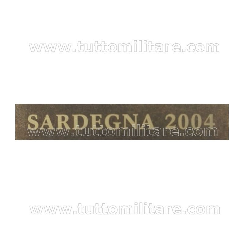 Fascetta Metallo SARDEGNA 2004