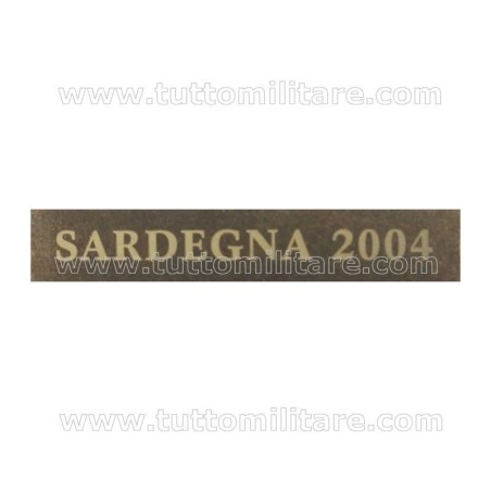 Fascetta Metallo SARDEGNA 2004